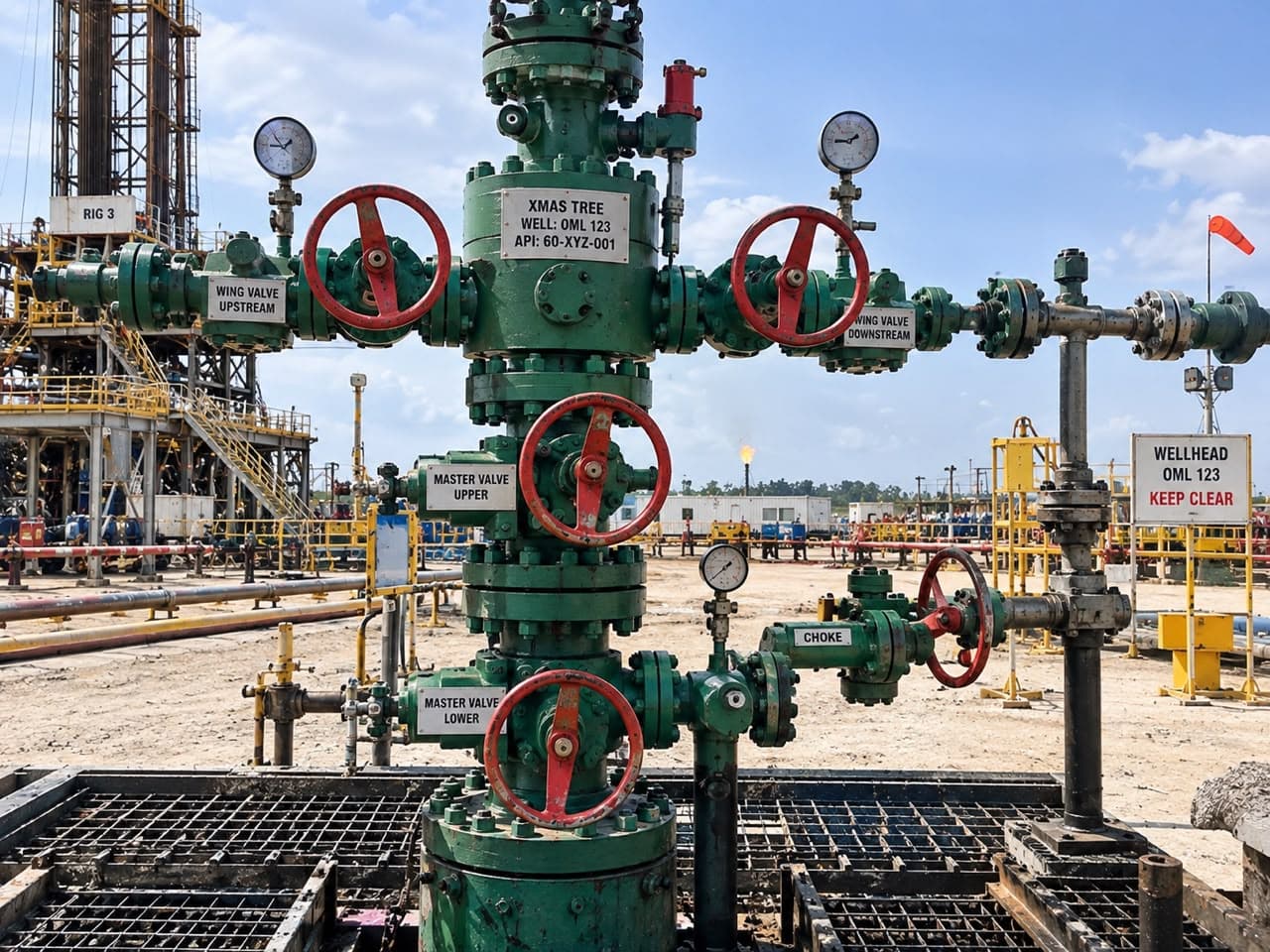 Oil and gas wellhead valves ready for procurement